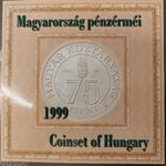 1999. évi forgalmi sor 75 éves a Magyar Nemzeti Bank PP. RITKA UNC 1 FT-RÓL fotó