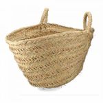 Firewood Basket EDM Esparto Ovális 60 x 45 x 35 cm fotó