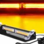 COB LED sárga villogó szélvédőre 12/24V EXTRA NAGY - TruckerShop fotó