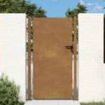 vidaXL corten acél kerti kapu 105 x 205 cm fotó