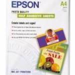 Epson Self-Adhesive Photo Paper 167g A4 10db Öntapadós Fotópapír fotó