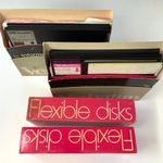 2 doboz régi bontott írott Flexyble Disks hajlékonylemez floppy retro számítógép kiegészítő 1Ft NMÁ fotó