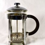 RETRO HŐÁLLÓ ÜVEG BETÉTES FRENCH PRESS KÁVÉFŐZŐ fotó