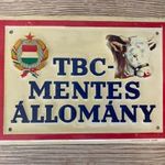 TBC mentes állomány - dombornyomott tábla (lemezárugyár győr) fotó