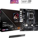 ASRock B650M PG LIGHTNING WIFI 90-MXBMW0-A0UAYZ Alkatrész Alaplap fotó