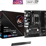 ASRock B760M PG Lightning WiFi 90-MXBMT0-A0UAYZ Alkatrész Alaplap fotó