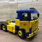 Scania LBT 141 Road Kings 1/18 1: 18 fém kamion modell fotó