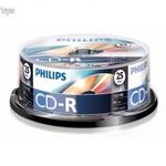 Philips CD-R80CB 52x cake box lemez 25db/csomag fotó