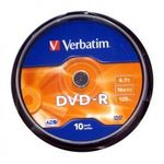 Verbatim DVD-R írható DVD lemez 4, 7GB 10db hengeres (43523) fotó