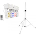 EUROLITE Set LED KLS-180 white + BS-2 EU Loudspeakerstand white fotó