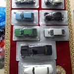 Wartburg Moszkvics Gaz-Csajka Oltcit Jeep stb 1: 43 fém autó modell 8 db egyben eladó fotó