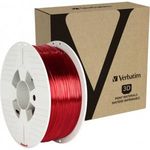 Verbatim 55054 neu 3D nyomtatószál PETG 1.75 mm 1 kg Piros (átlátszó) 1 db fotó