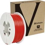 Verbatim 55053 neu 3D nyomtatószál PETG 1.75 mm 1 kg Piros 1 db fotó