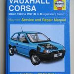 Opel Corsa B, GSi, Corsavan, Combo Van javítási könyv (1993-1997) Haynes fotó