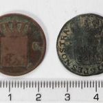 Hollandia 1 cent 1828 + Gelderland 1 duit 1784 fotó