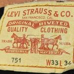 Levi's fekete farmernadrág fotó