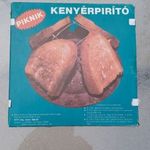 Retro Piknik kenyérpirító eredeti dobozában, sosem használt fotó