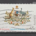 1999. Ausztrália Australia Mi: 1784 állami címer kenguru emu fotó