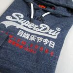 EREDETI SUPERDRY (L/XL) *NAGYON EXTRA* HOSSZÚ UJJÚ FÉRFI *MINŐSÉGI* KAPUCNIS PULÓVER fotó