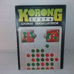 Korong csata színjáték logikai társasjáték Mű-Tex H.Sz Retro régi fotó