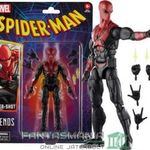 16 cm-es Marvel Legends Pókember figura - Spider-Shot fekete-piros Pókember lövés effektekkel és ext fotó