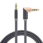 Audio kábel XF03, jack 3, 5 mm AUX, 1.8 méter, szürke fotó