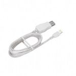 Prémium adat- és töltőkábel, Lightning/USB csatlakozóval, villogó fénnyel, 2A gyors töltés, 1 mét... fotó