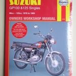 Suzuki GP100, GP100 U, GP125 Singles javítási könyv (1978-1993) Haynes fotó