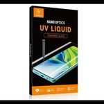 AMORUS UV LIQUID képernyővédő üveg (3D full cover, íves, karcálló, 0.3mm, 9H + UV lámpa) ÁTLÁTSZÓ... fotó