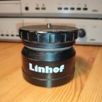 LINHOF nagy LEVELING HEAD gömbfej állványhoz alul 3/8" felül 1/4" fotó