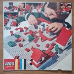 1973. régi Lego 799 alaplap építőlap fotó