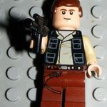 Lego sw0451 Han Solo - a híres csempész pilóta. Legó Csillagok háborúja minifigura, 2013. fotó