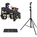 EUROLITE Set LED KLS Scan Next FX Compact Light Set + Foot switch + Steel stand fotó