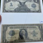 USA dollár keretben 1899 és 1923 -as 1-1 db fotó