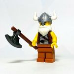 Öreg viking harcos EREDETI LEGO egyedi minifigura - Vikings - Új fotó