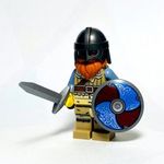 Viking hadvezér EREDETI LEGO egyedi minifigura - Vikings - Új fotó