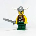 Viking harcos EREDETI LEGO egyedi minifigura - Vikings - Új fotó