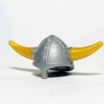 Mattezüst viking sisak - Gyöngyházarany szarvakkal EREDETI LEGO minifigura kiegészítő elem - Új fotó