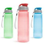 Sport kulacs vizes palack sportkulacs - műanyag átlátszó - 800 ml - 3 színben fotó