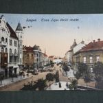 Képeslap, Szeged, Tisza Lajos körút látkép részlet, 1919 fotó