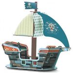 Djeco Építőjáték - Kalózhajó 3D - Pirate boat 3D fotó