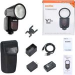 Godox V1-N fényképezőgép vaku Speedlite Nikon Z8 Z9 Z7 Z6 Z5 D850 D810 D750 D610 D7500 D7100 D5300 D fotó