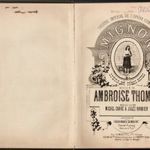 Egyetemes Zenetörténelem - Ambroise Thomas - Mignon - Operamű 1866. énekre és zongorára kotta. fotó