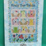 Krazy For Babies Amerikai Foltvarrás Patchwork Baba Takaró Projekt USA fotó