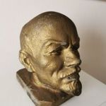 Fém öntvény Lenin szobor, 3, 4 kg, 17 cm fotó