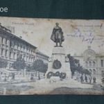 Képeslap, Pécs, Kossuth szobor tér, Zsinagóga fotó