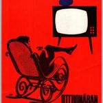 Villamosplakát - Otthonában a nagyvilág - televízió - Sándor Margit - 1966 fotó