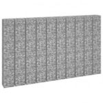 4 db vas gabion magaságyás 30 x 30 x 50 / 100 / 150 / 200 cm (151252) fotó