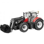 Traktor markolóval, Bruder Steyr 6300 CVT fotó