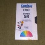 1db Konica Super SR E180 VHS videókazetta fotó